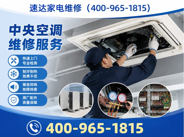 双鸭山中央空调维修展示图